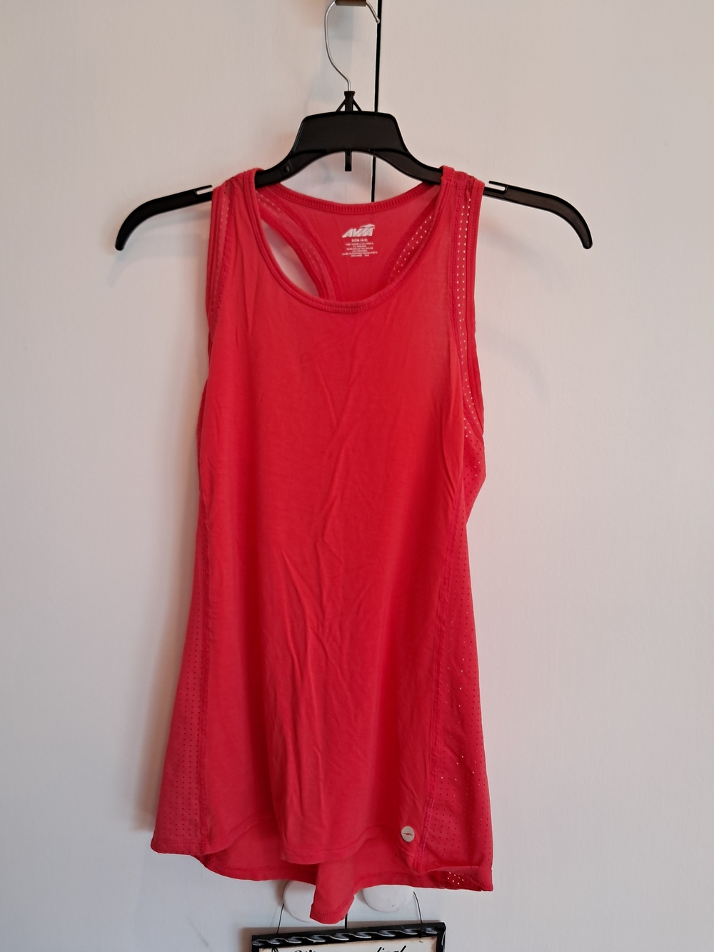 Avia Coral Red Athletic Racerback Tank